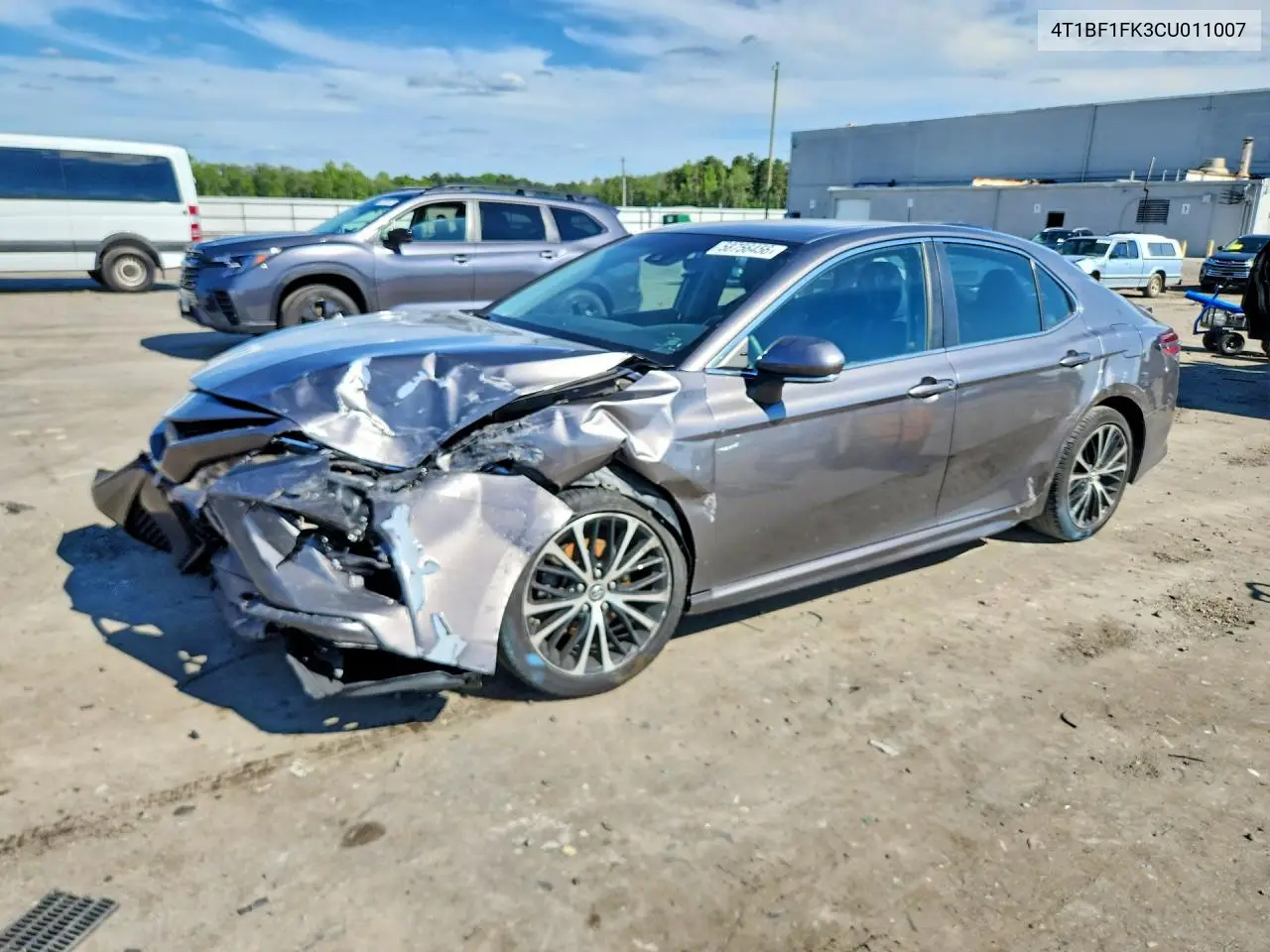 2012 Toyota Camry Se VIN: 4T1BF1FK3CU011007 Lot: 58756456