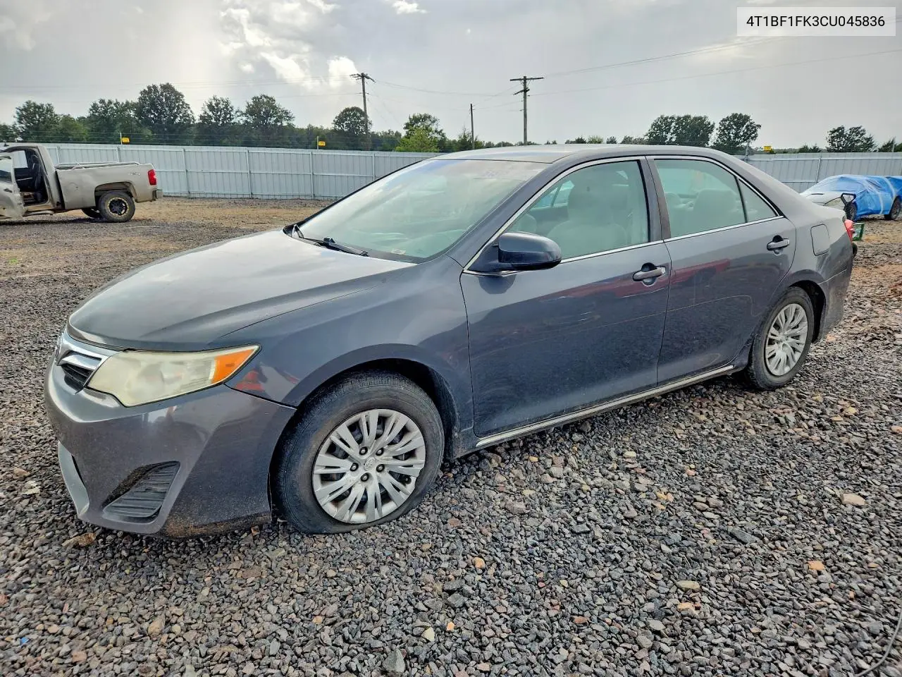 2012 Toyota Camry Le VIN: 4T1BF1FK3CU045836 Lot: 61518556