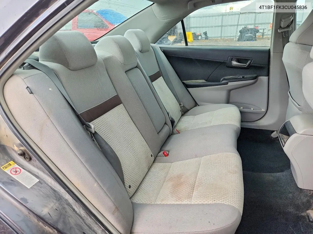 2012 Toyota Camry Le VIN: 4T1BF1FK3CU045836 Lot: 61518556