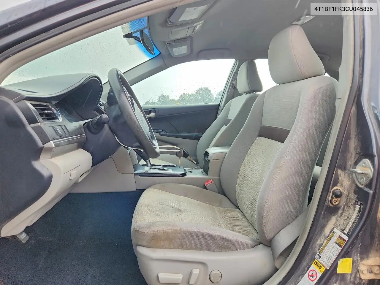 2012 Toyota Camry Le VIN: 4T1BF1FK3CU045836 Lot: 61518556