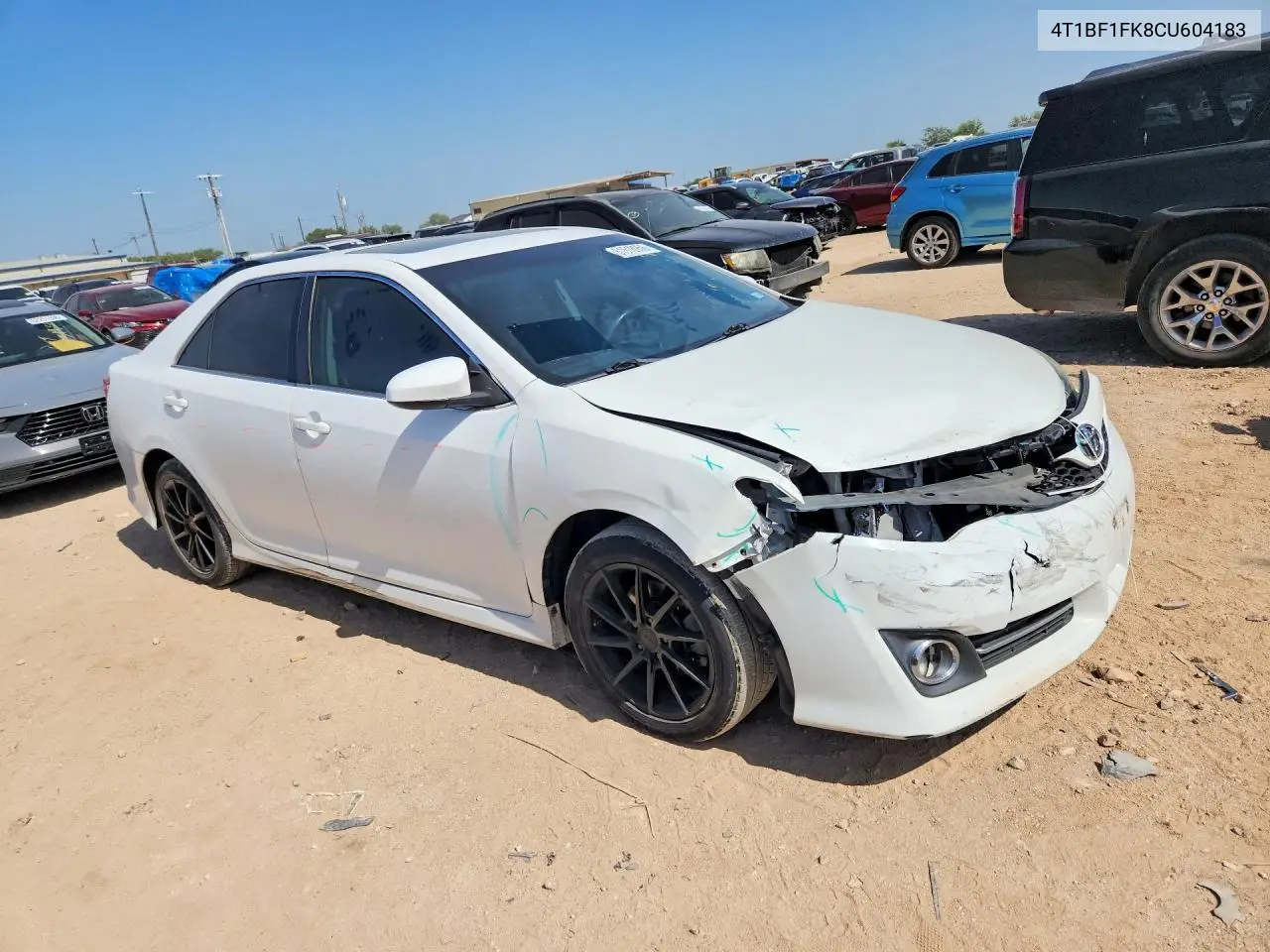 2012 Toyota Camry Se VIN: 4T1BF1FK8CU604183 Lot: 61518956