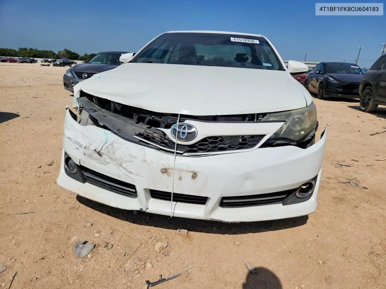 2012 Toyota Camry Se VIN: 4T1BF1FK8CU604183 Lot: 61518956