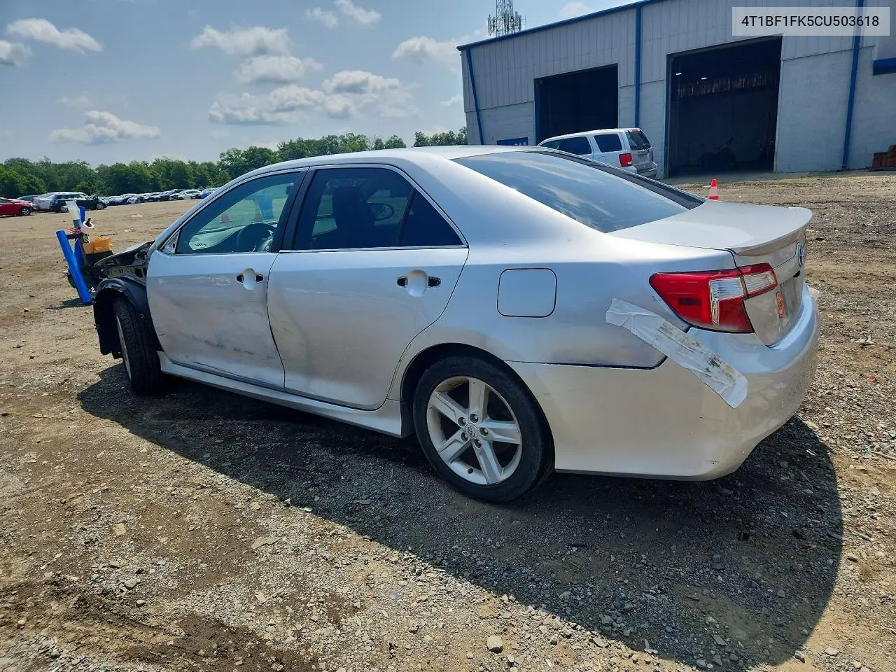 2012 Toyota Camry Se VIN: 4T1BF1FK5CU503618 Lot: 61537146