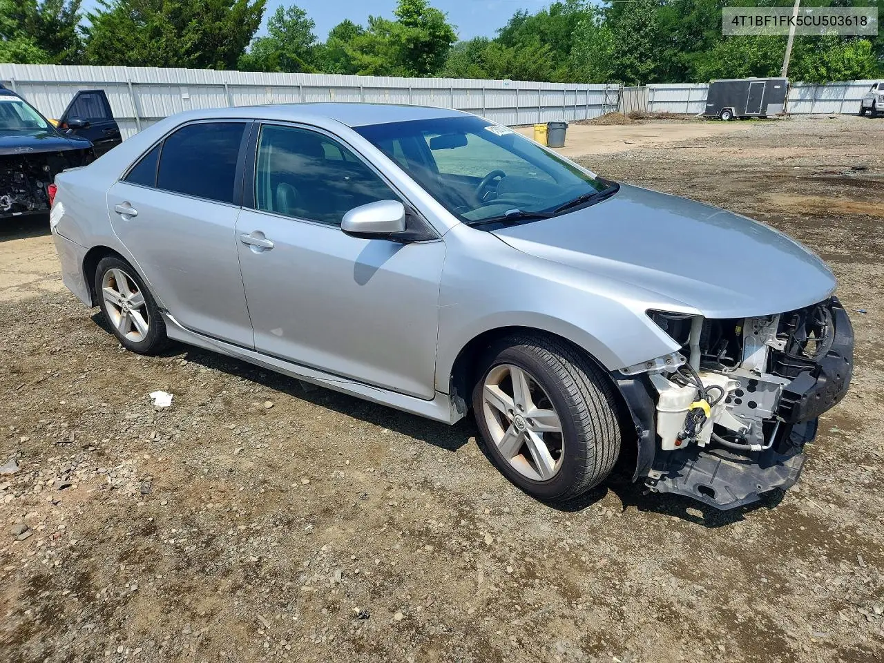 2012 Toyota Camry Se VIN: 4T1BF1FK5CU503618 Lot: 61537146