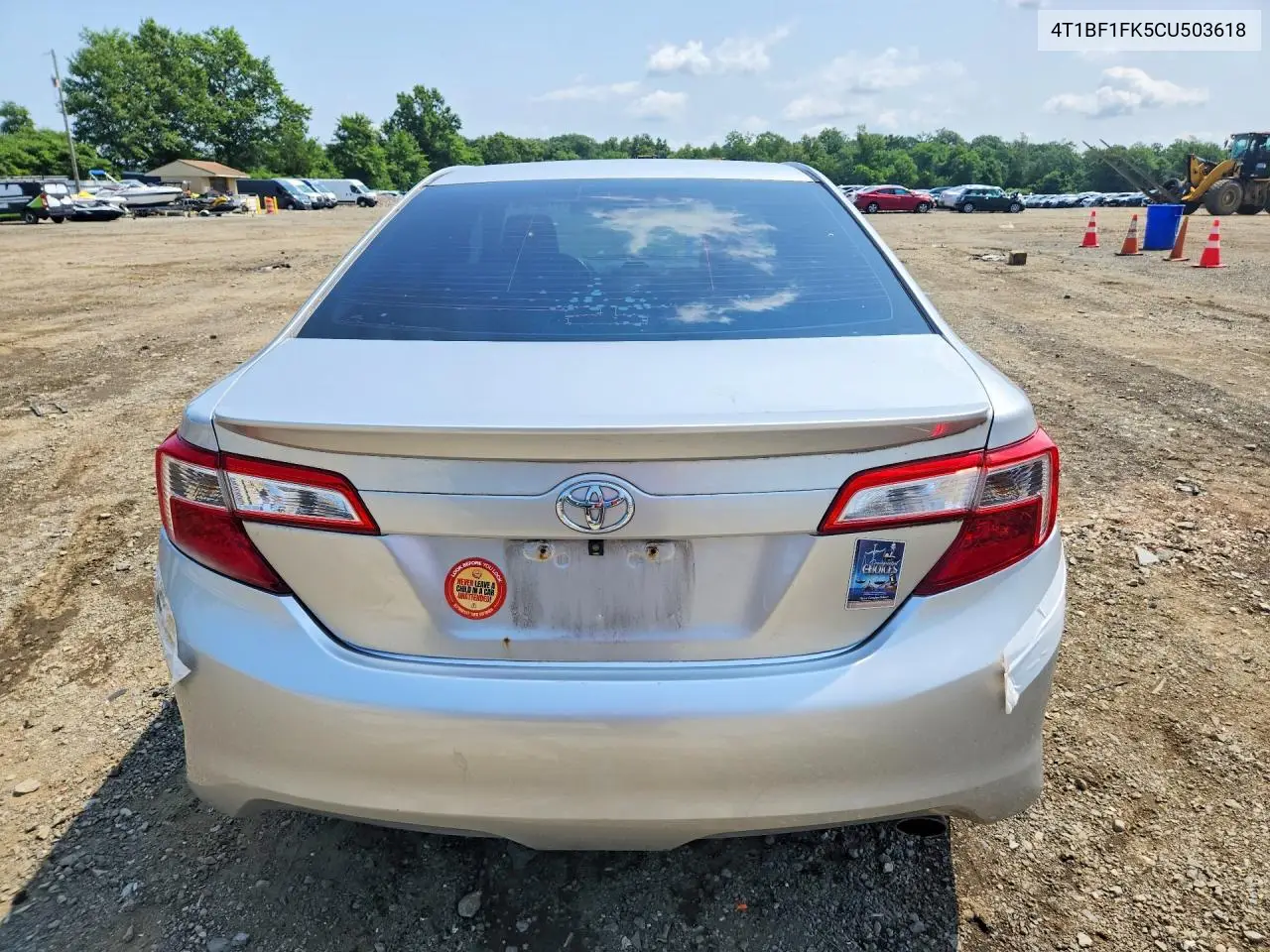2012 Toyota Camry Se VIN: 4T1BF1FK5CU503618 Lot: 61537146