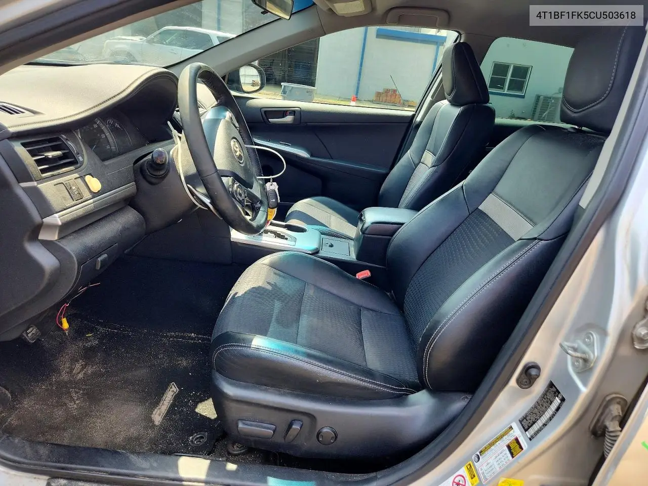2012 Toyota Camry Se VIN: 4T1BF1FK5CU503618 Lot: 61537146