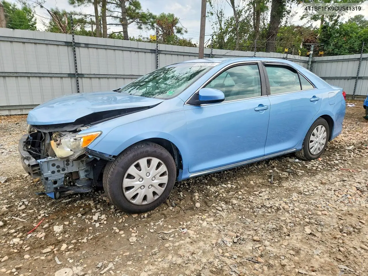 2012 Toyota Camry Le VIN: 4T1BF1FK9CU541319 Lot: 61798916