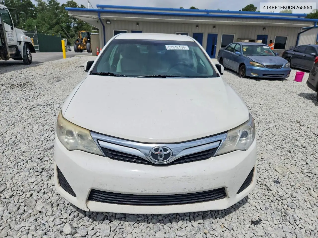 2012 Toyota Camry Le VIN: 4T4BF1FK0CR265554 Lot: 61942436