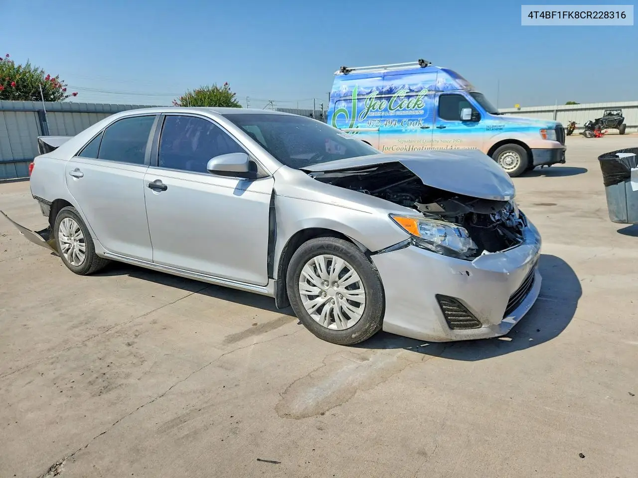 2012 Toyota Camry Le VIN: 4T4BF1FK8CR228316 Lot: 61975596