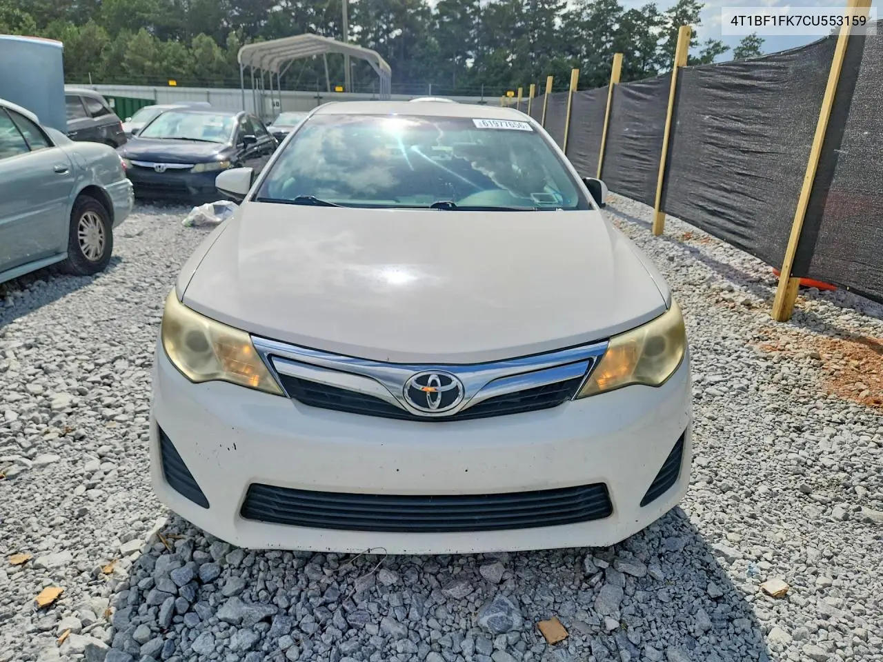 2012 Toyota Camry Le VIN: 4T1BF1FK7CU553159 Lot: 61977656