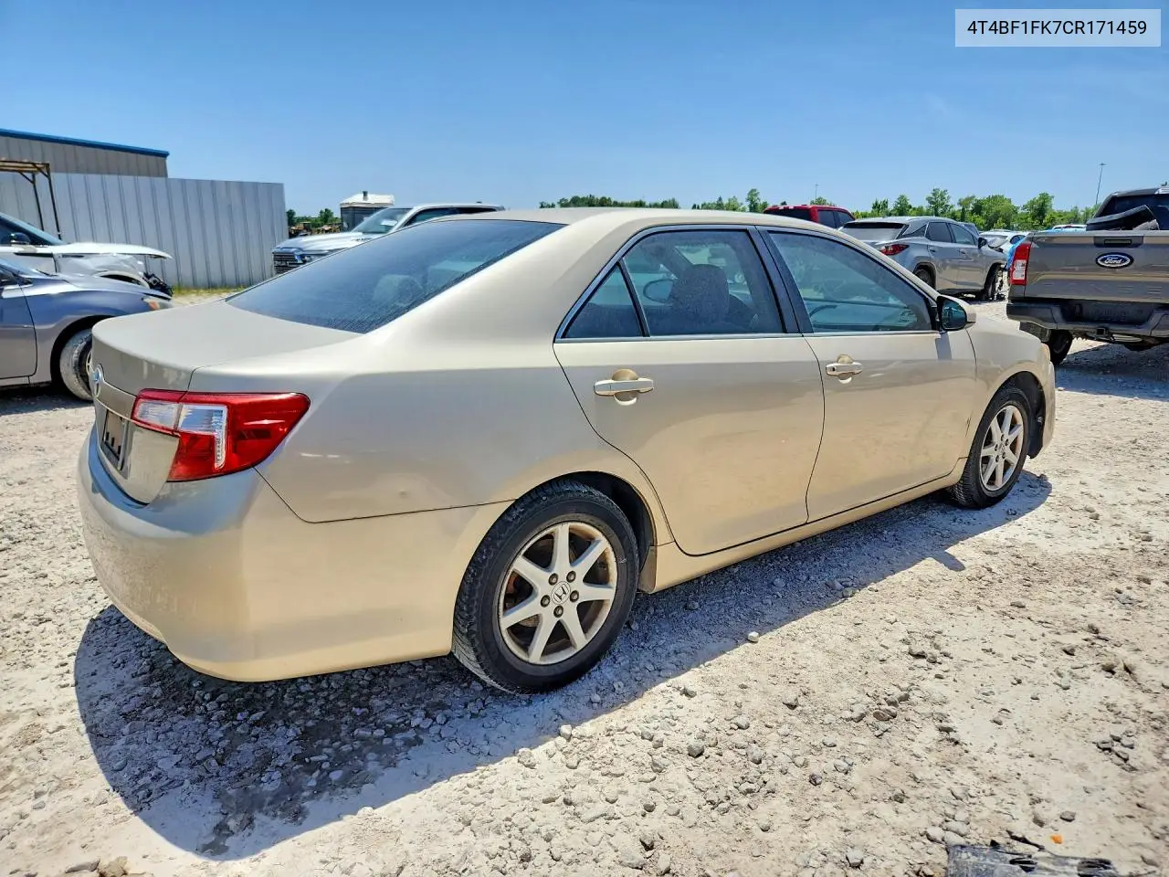 2012 Toyota Camry VIN: 4T4BF1FK7CR171459 Lot: 61994196