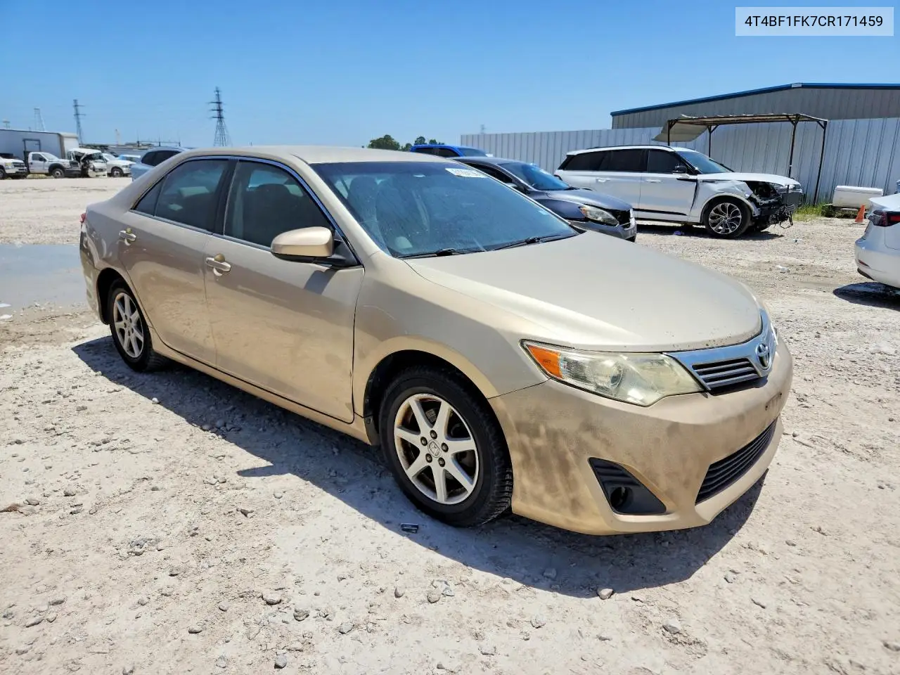 2012 Toyota Camry VIN: 4T4BF1FK7CR171459 Lot: 61994196