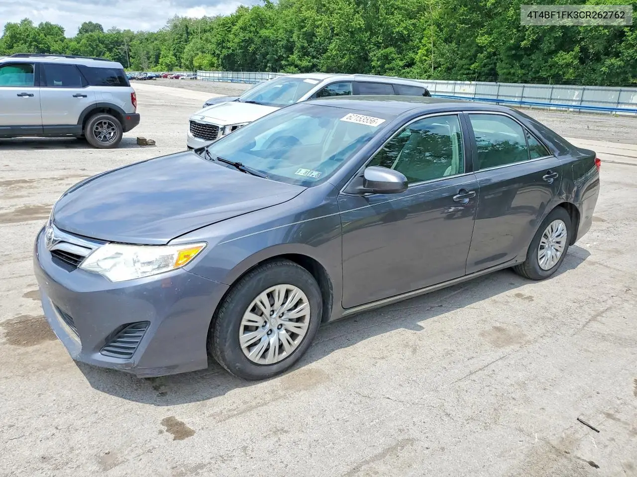 2012 Toyota Camry Le VIN: 4T4BF1FK3CR262762 Lot: 62153556