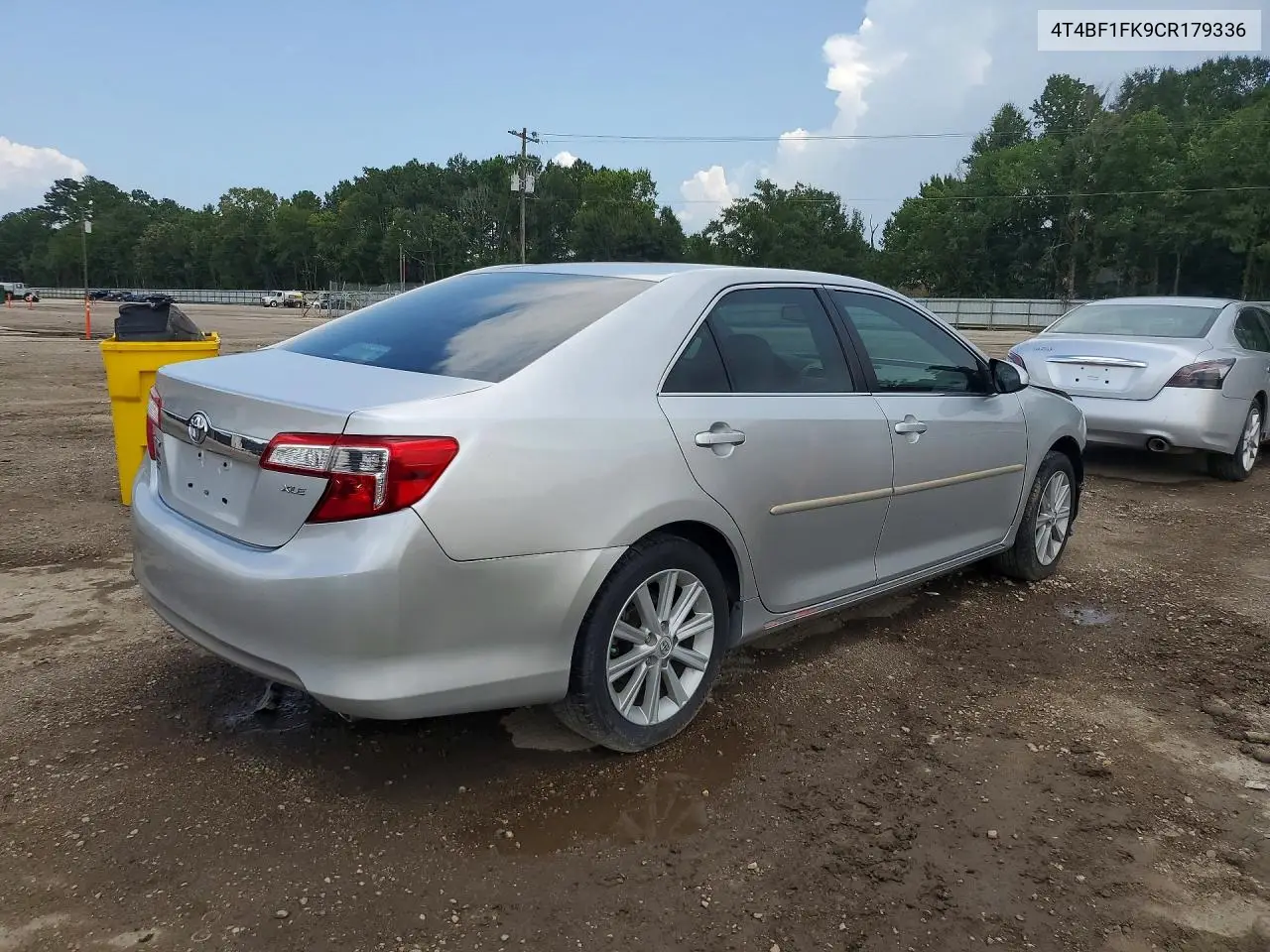 2012 Toyota Camry Xle VIN: 4T4BF1FK9CR179336 Lot: 62247506