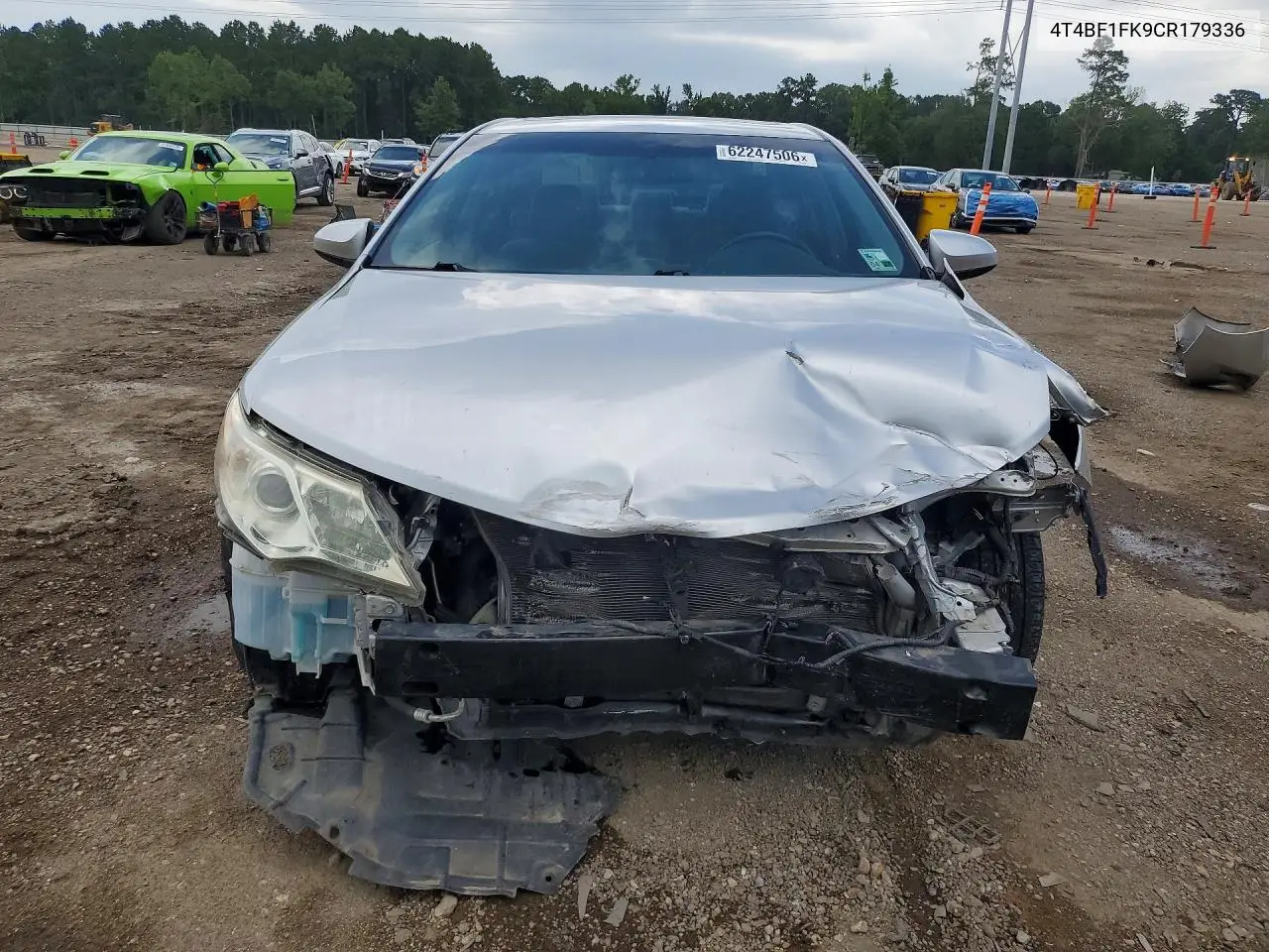 2012 Toyota Camry Xle VIN: 4T4BF1FK9CR179336 Lot: 62247506