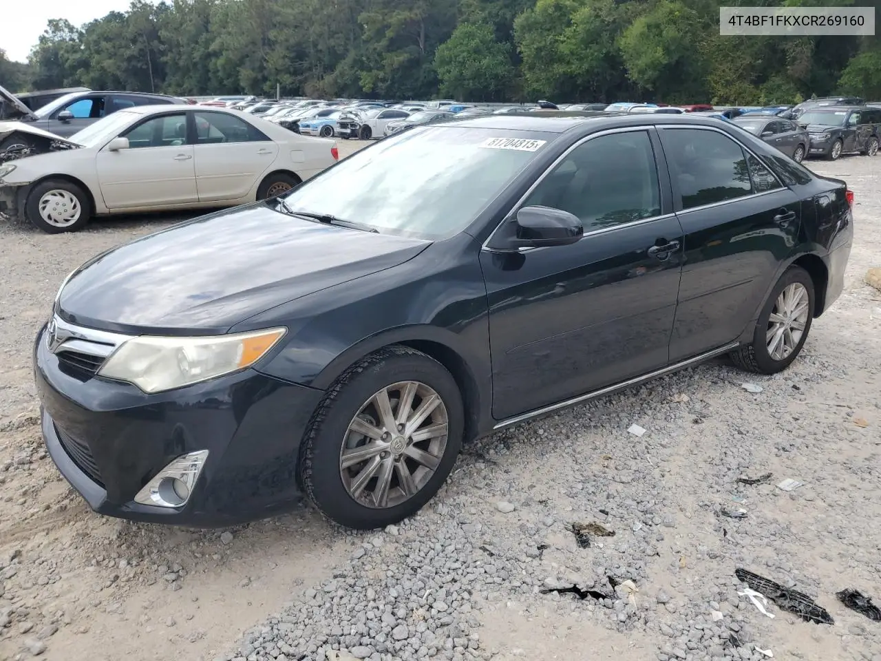 4T4BF1FKXCR269160 2012 Toyota Camry Base