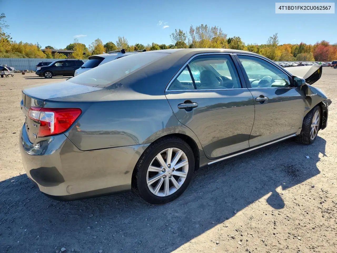 4T1BD1FK2CU062567 2012 Toyota Camry Hybrid