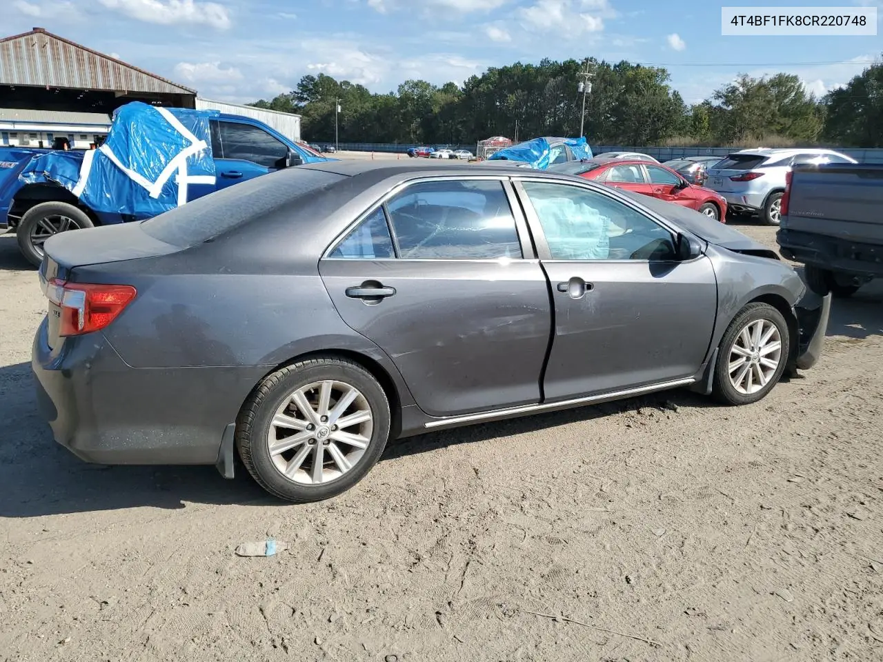 4T4BF1FK8CR220748 2012 Toyota Camry Base