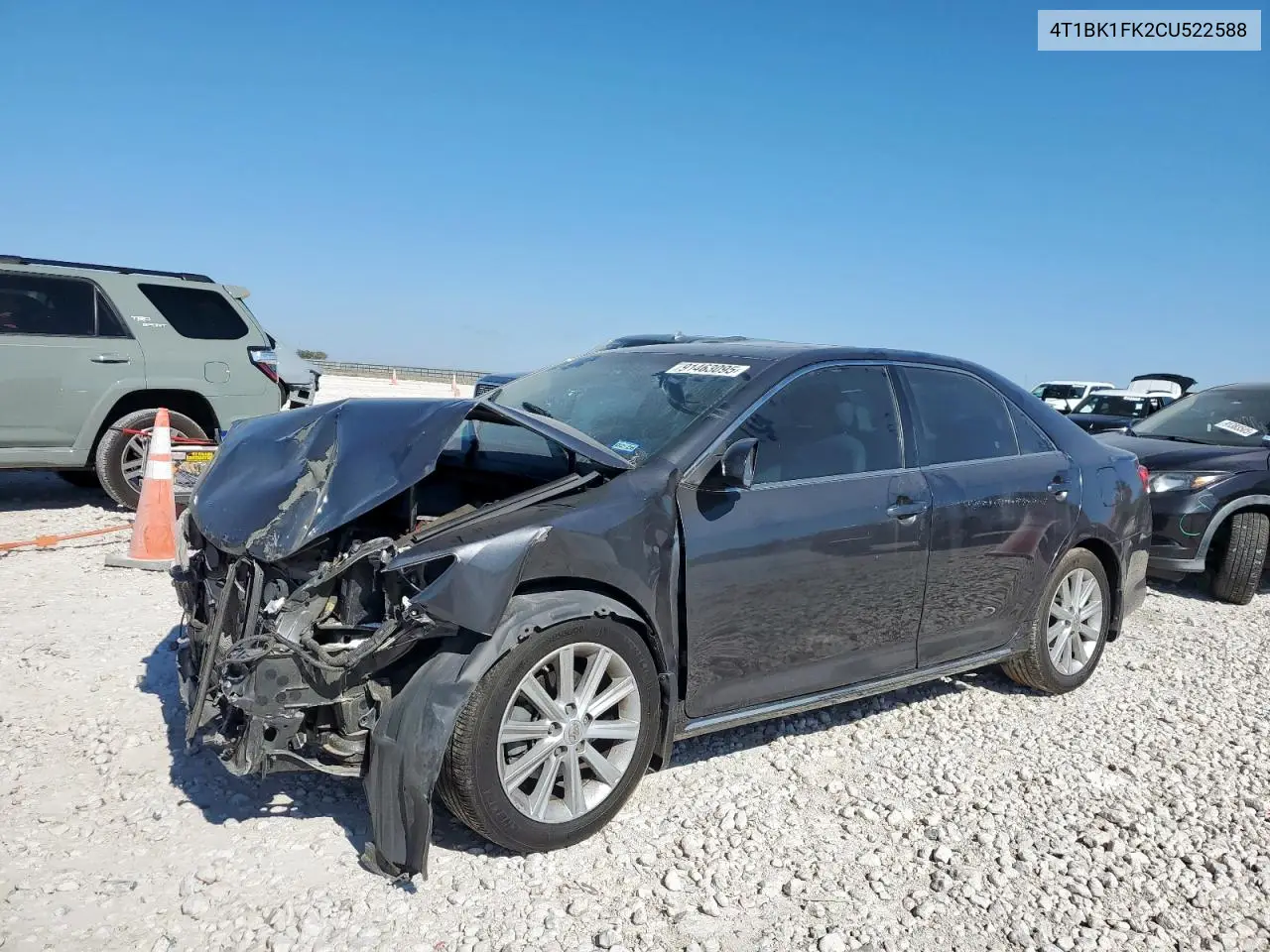 4T1BK1FK2CU522588 2012 Toyota Camry Xle V6