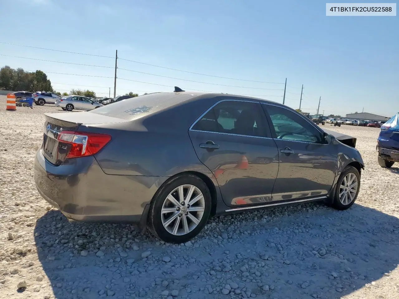 4T1BK1FK2CU522588 2012 Toyota Camry Xle V6