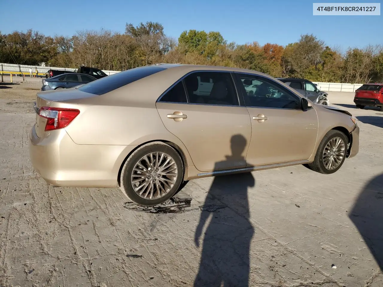 4T4BF1FK8CR241227 2012 Toyota Camry Base