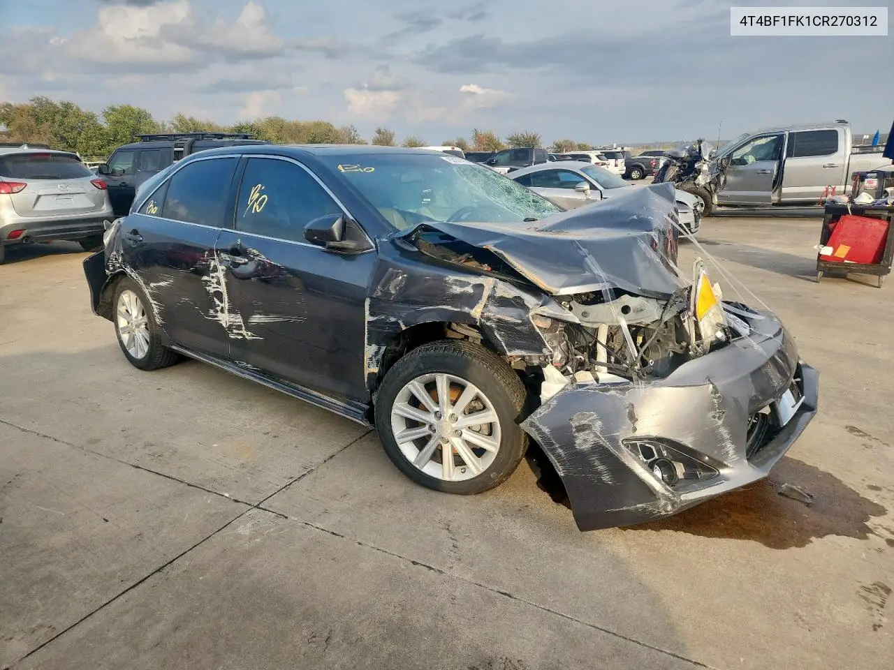 4T4BF1FK1CR270312 2012 Toyota Camry Xle