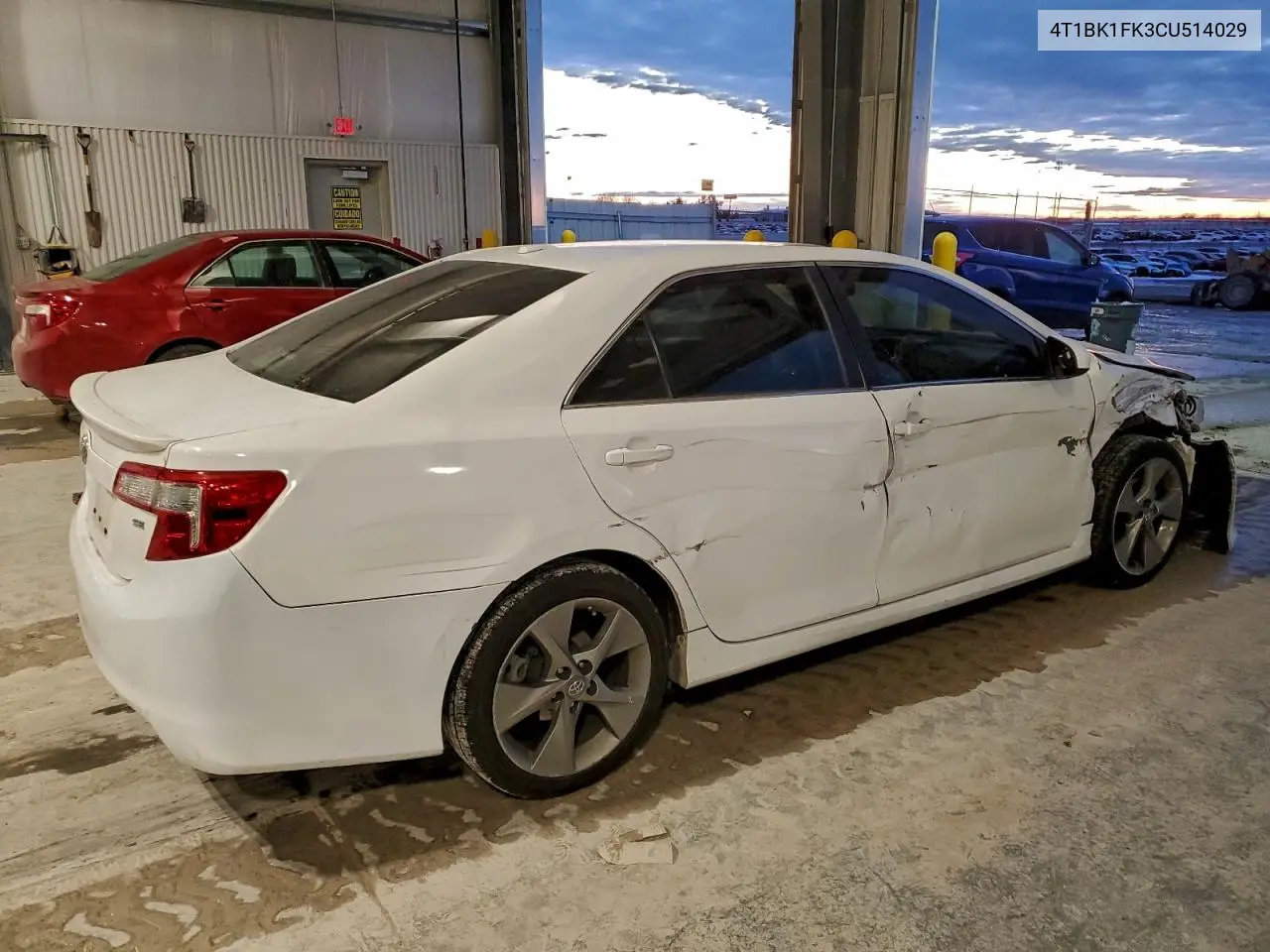 4T1BK1FK3CU514029 2012 Toyota Camry Se