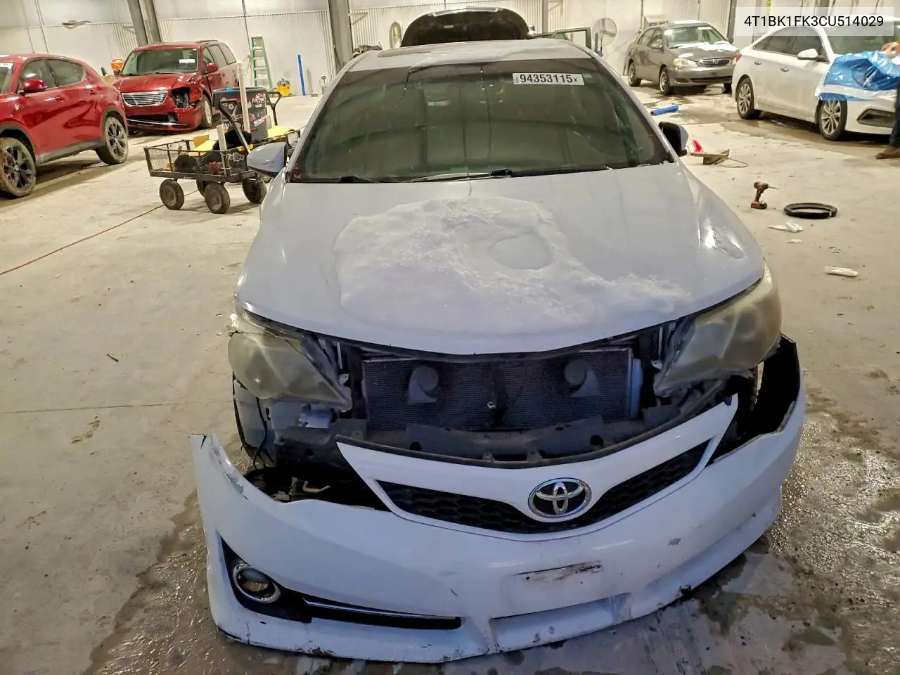4T1BK1FK3CU514029 2012 Toyota Camry Se