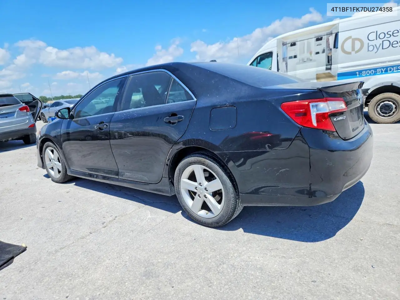 2013 Toyota Camry Se VIN: 4T1BF1FK7DU274358 Lot: 56317246