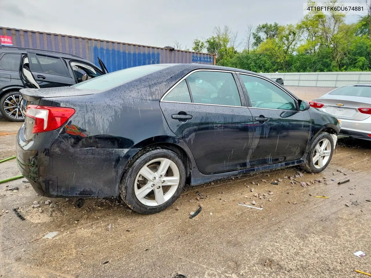 2013 Toyota Camry Se VIN: 4T1BF1FK6DU674881 Lot: 58095166
