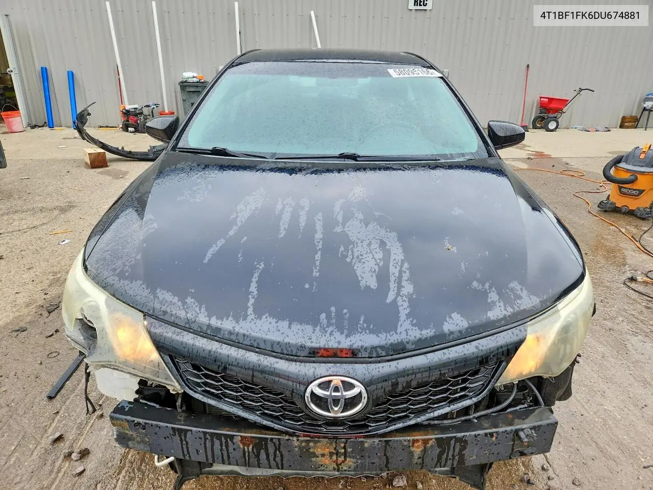 2013 Toyota Camry Se VIN: 4T1BF1FK6DU674881 Lot: 58095166