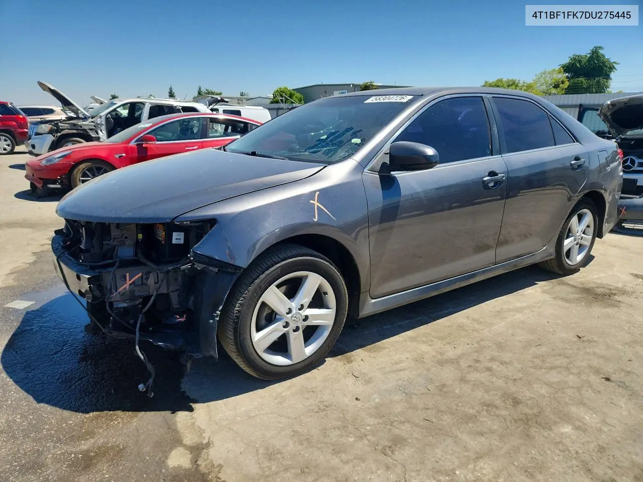 2013 Toyota Camry Se VIN: 4T1BF1FK7DU275445 Lot: 58304726