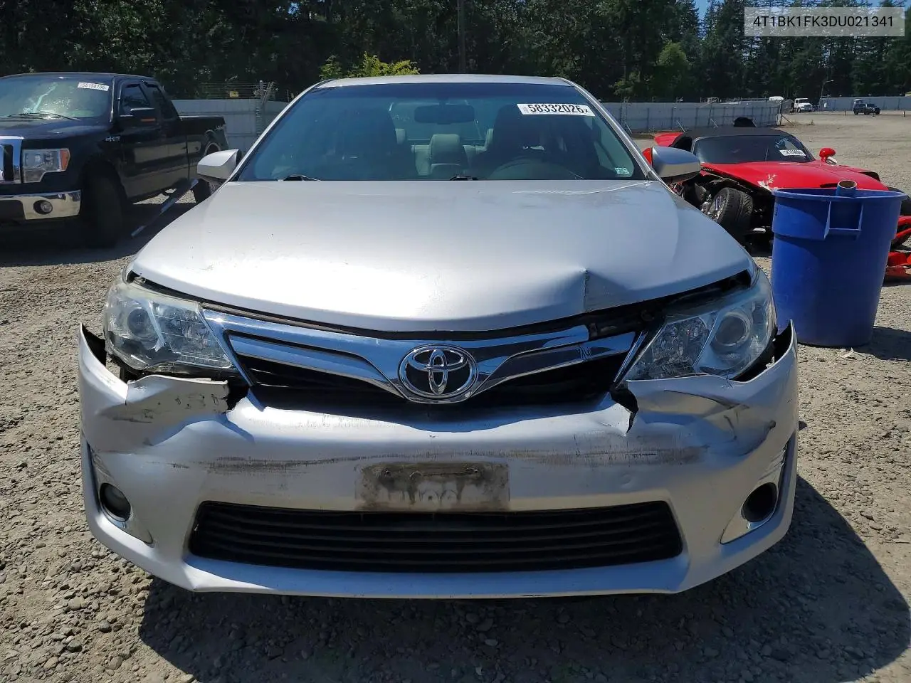 2013 Toyota Camry Xle V6 VIN: 4T1BK1FK3DU021341 Lot: 58332026