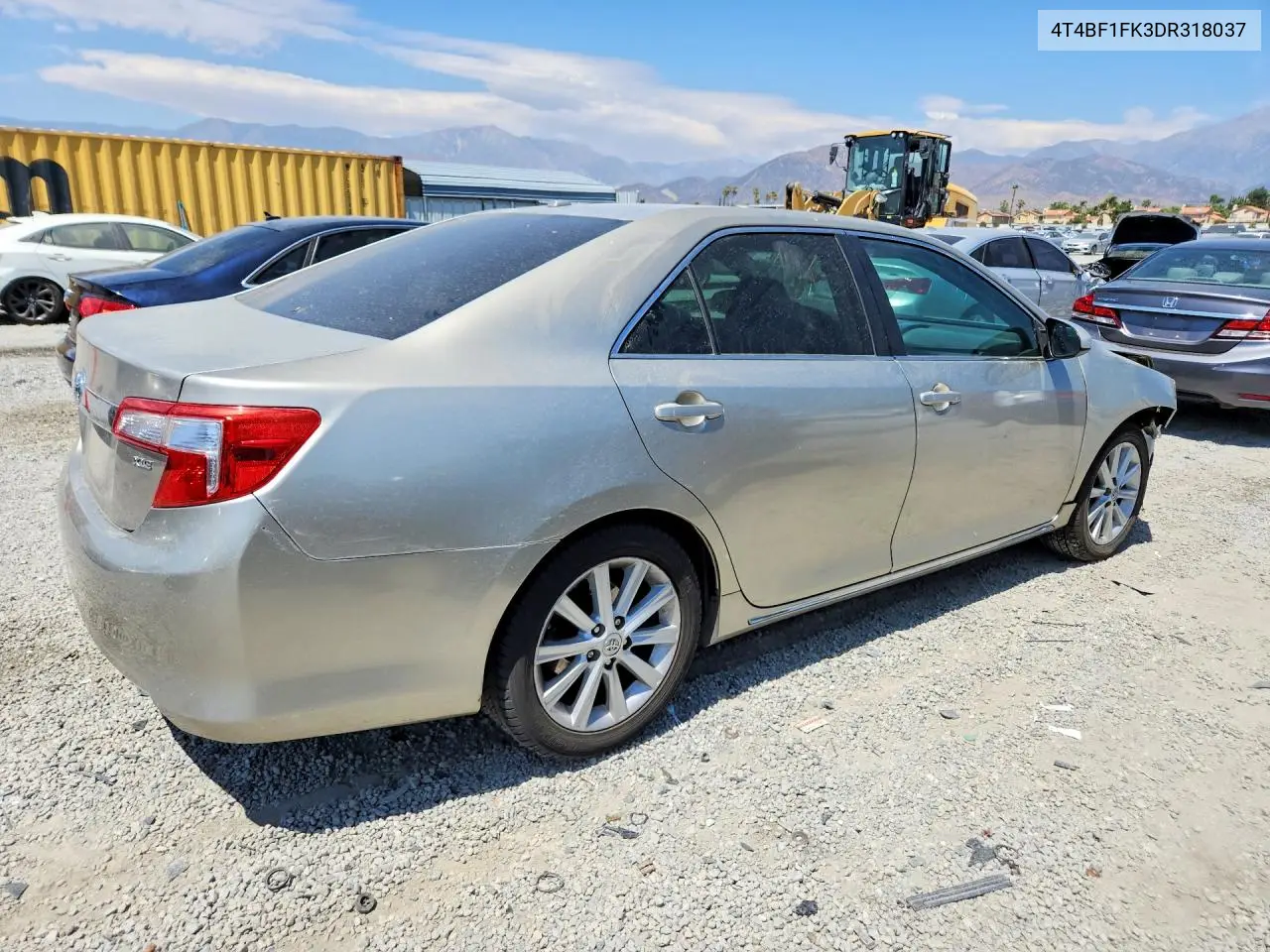 2013 Toyota Camry VIN: 4T4BF1FK3DR318037 Lot: 58442296