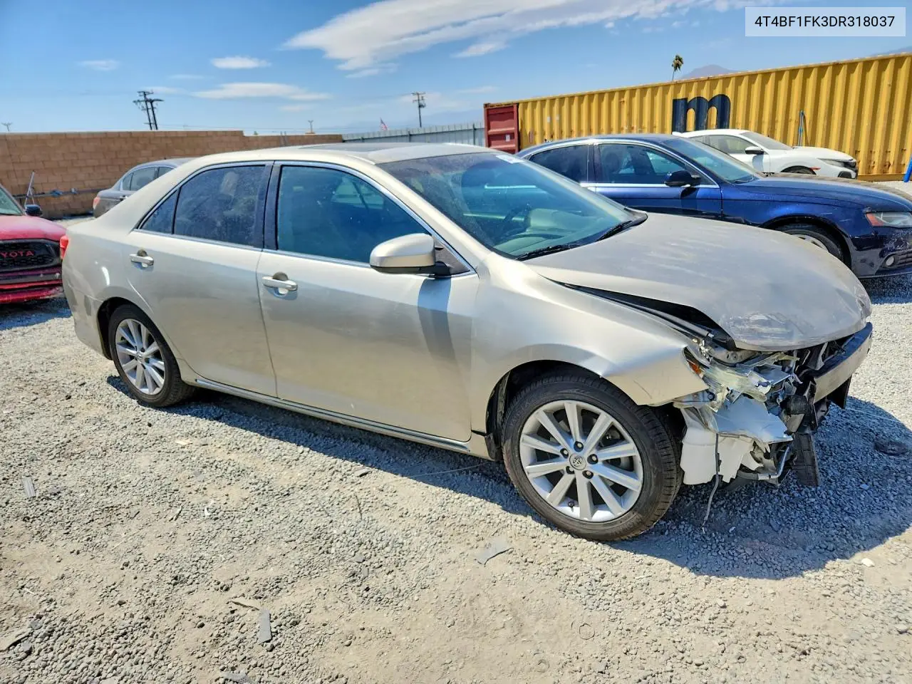 2013 Toyota Camry VIN: 4T4BF1FK3DR318037 Lot: 58442296
