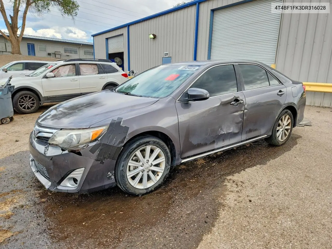 2013 Toyota Camry Xle VIN: 4T4BF1FK3DR316028 Lot: 58484826