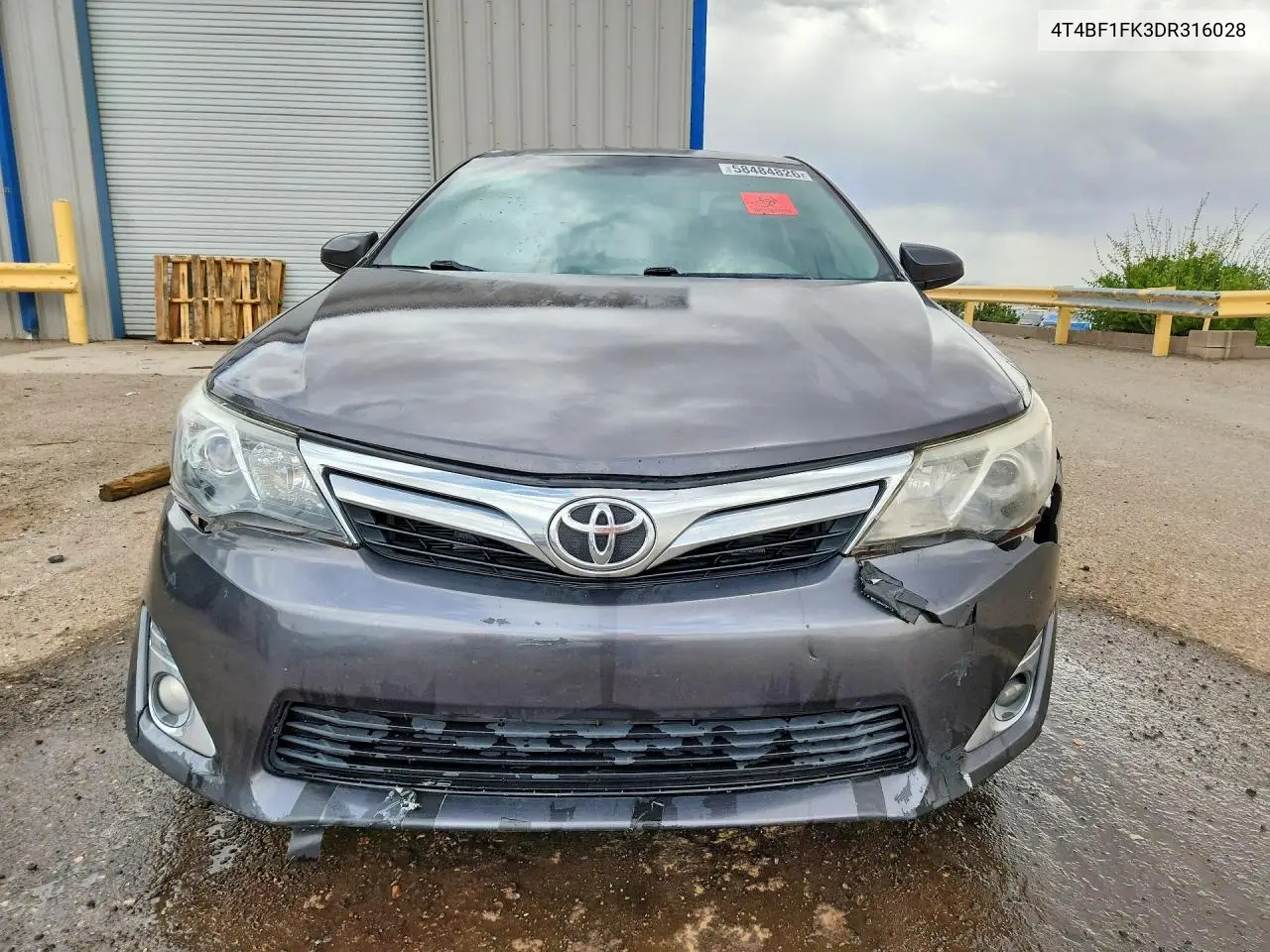 2013 Toyota Camry Xle VIN: 4T4BF1FK3DR316028 Lot: 58484826
