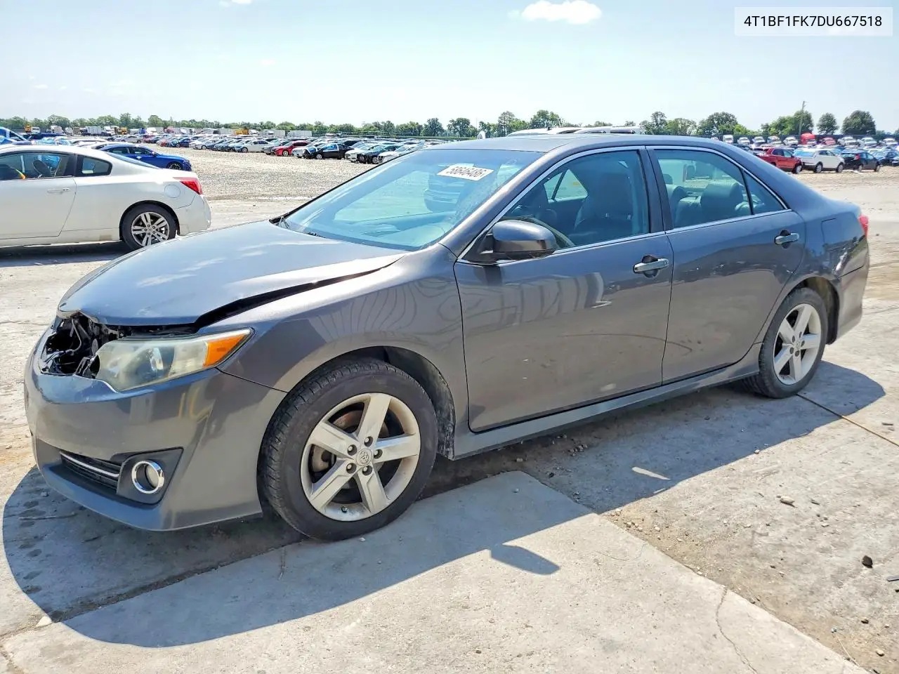 2013 Toyota Camry Se VIN: 4T1BF1FK7DU667518 Lot: 58646486