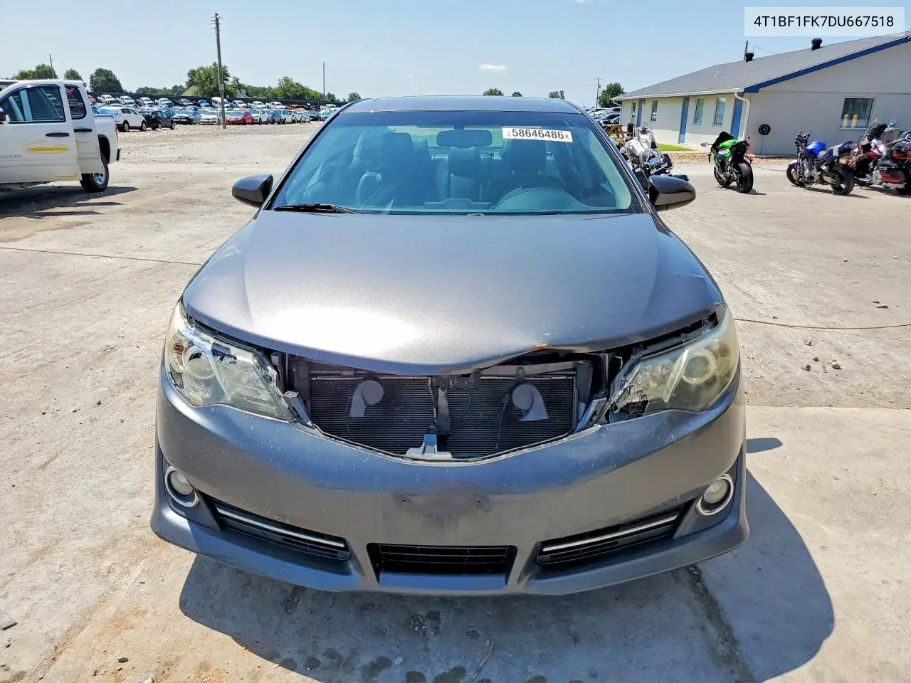 2013 Toyota Camry Se VIN: 4T1BF1FK7DU667518 Lot: 58646486