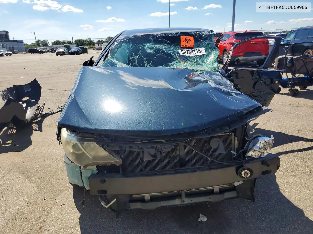 2013 Toyota Camry Se VIN: 4T1BF1FK5DU659966 Lot: 58789116