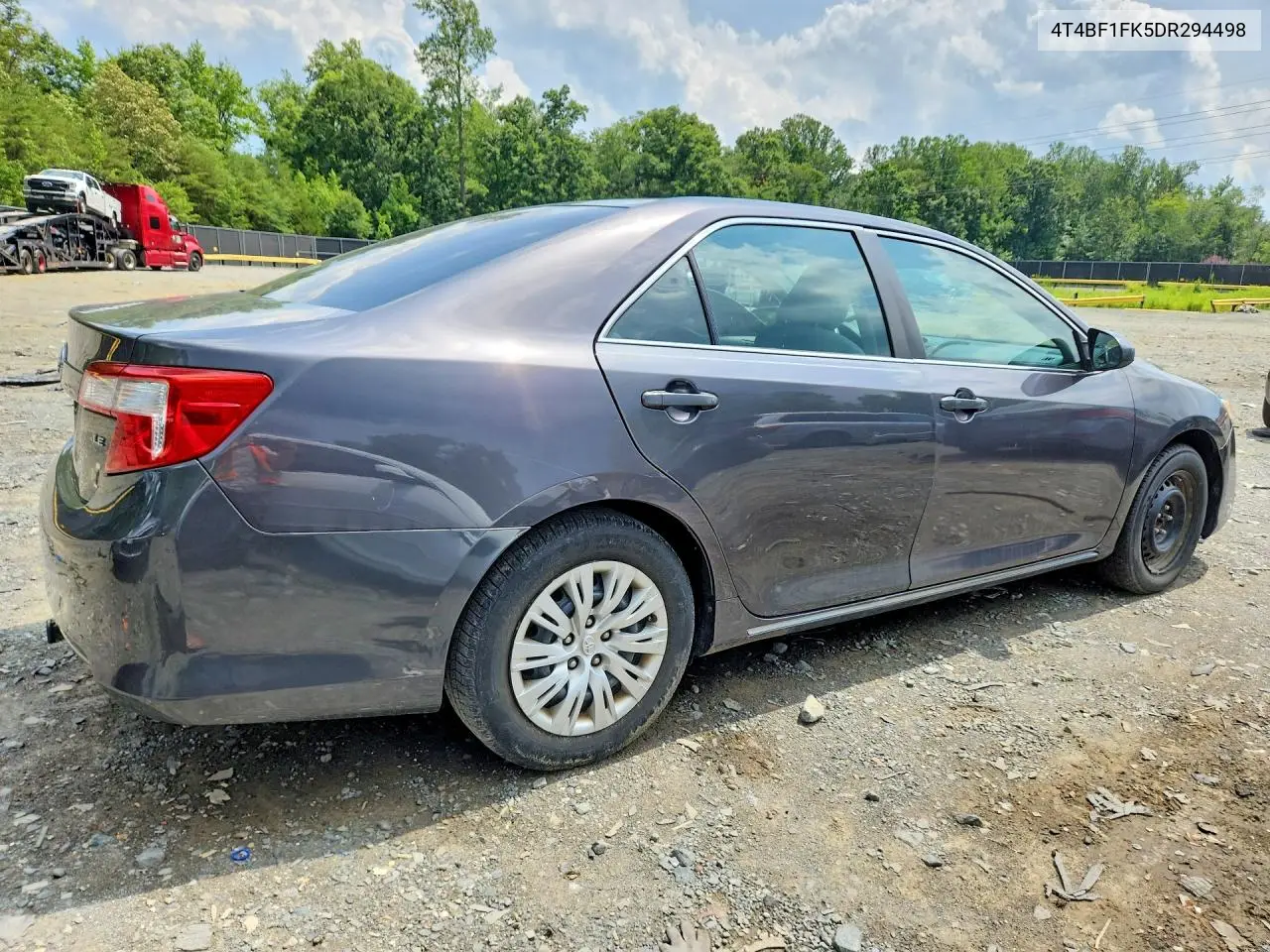 2013 Toyota Camry Le VIN: 4T4BF1FK5DR294498 Lot: 60829036