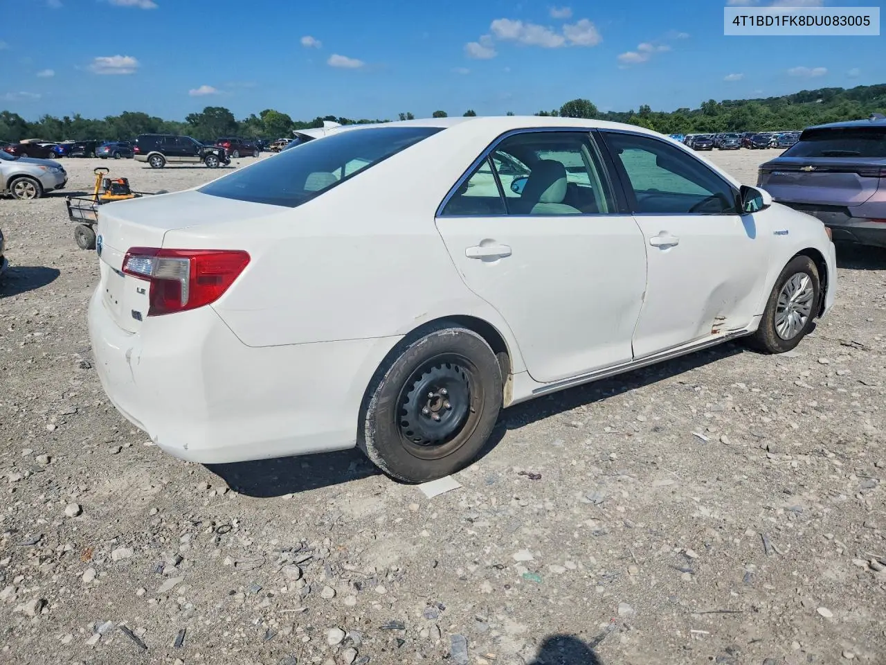 2013 Toyota Camry Hybrid Le VIN: 4T1BD1FK8DU083005 Lot: 61001866