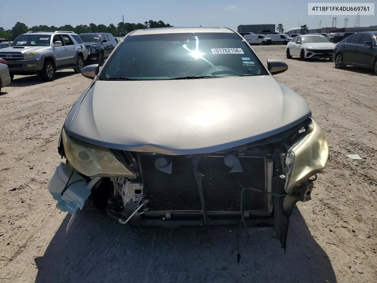 2013 Toyota Camry Xle VIN: 4T1BF1FK4DU669761 Lot: 61782156