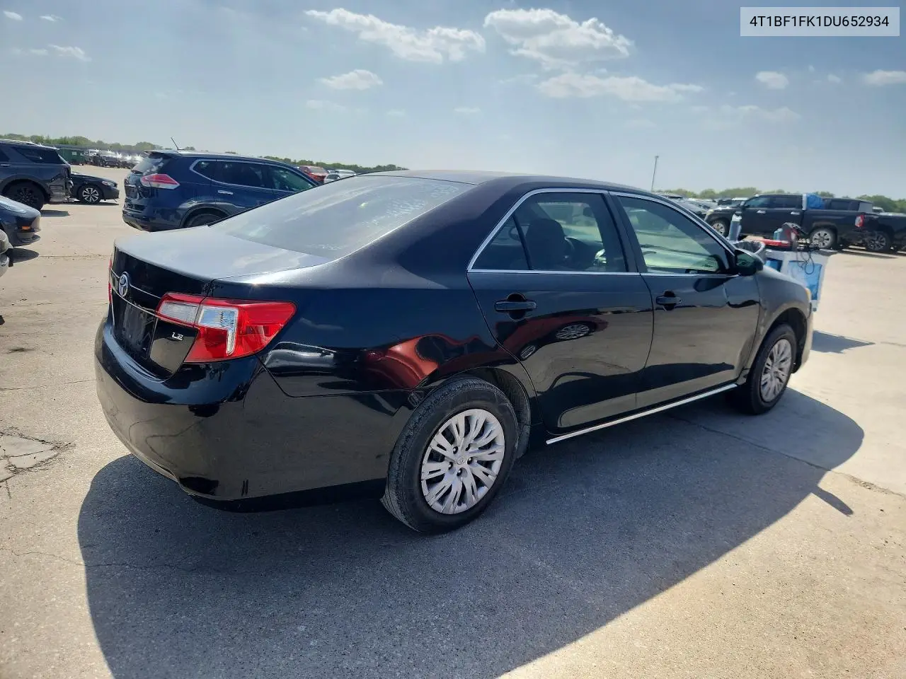 2013 Toyota Camry Le VIN: 4T1BF1FK1DU652934 Lot: 61964416