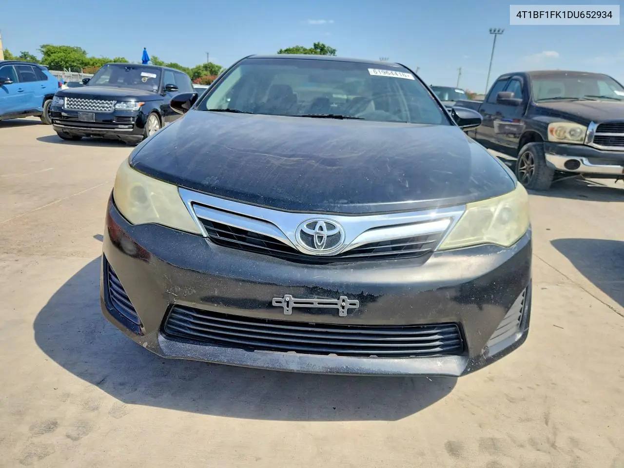 2013 Toyota Camry Le VIN: 4T1BF1FK1DU652934 Lot: 61964416