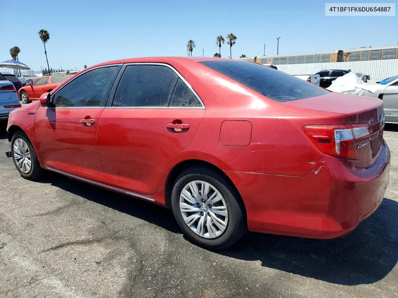 2013 Toyota Camry Le VIN: 4T1BF1FK6DU654887 Lot: 62083576