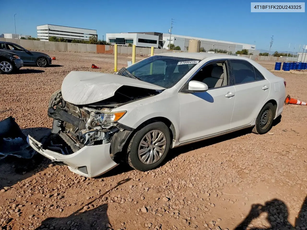 4T1BF1FK2DU243325 2013 Toyota Camry L