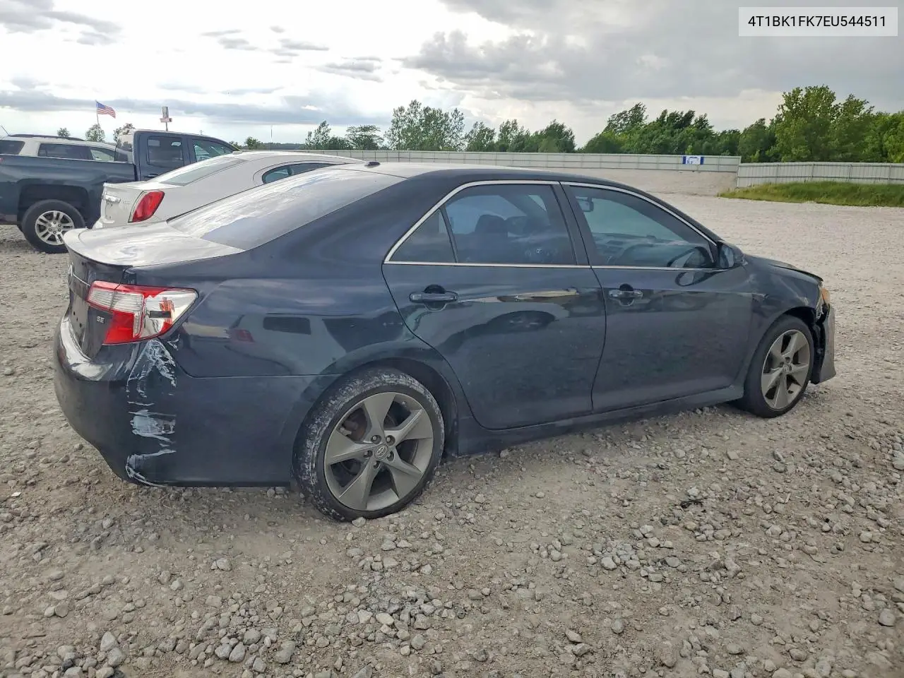 2014 Toyota Camry Se V6 VIN: 4T1BK1FK7EU544511 Lot: 56948146