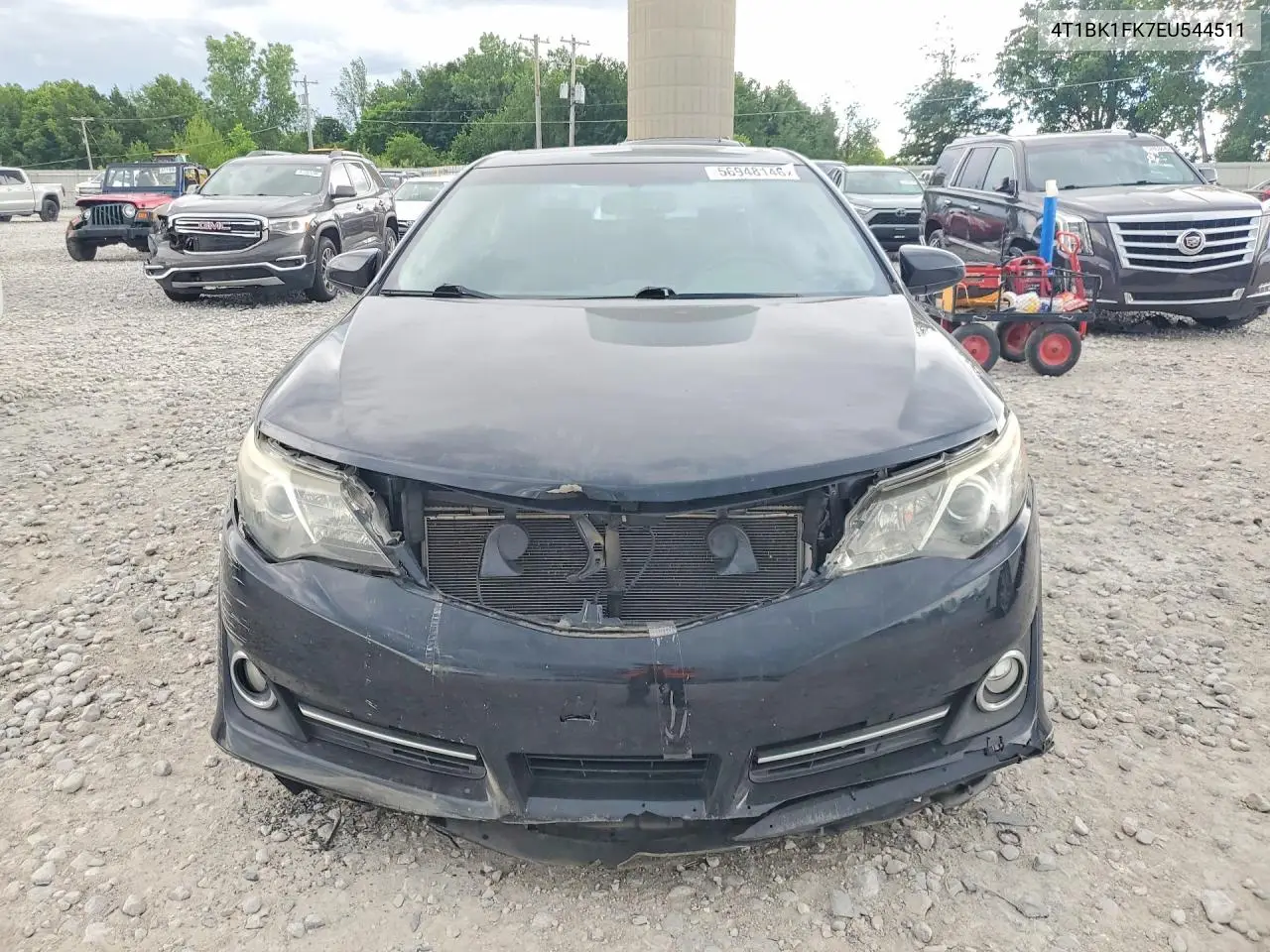 2014 Toyota Camry Se V6 VIN: 4T1BK1FK7EU544511 Lot: 56948146