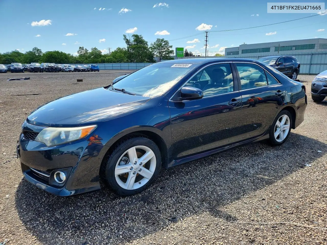 2014 Toyota Camry Se VIN: 4T1BF1FK2EU471665 Lot: 56960586
